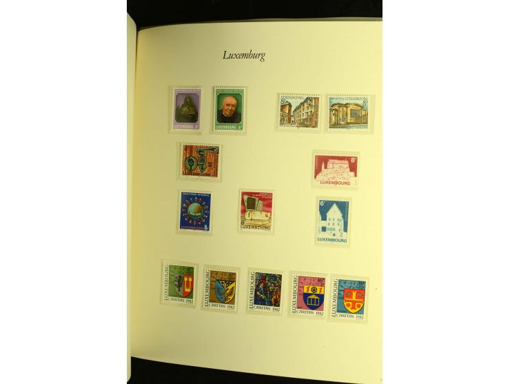 1852/1991, postfrische, ungebrauchte und gestempelte Sammlung mit u.a. Mi.-Nr. 121KLB, 266-80, 478-83, 555-57, Dienst etc.