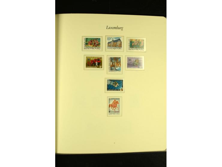 1852/1991, postfrische, ungebrauchte und gestempelte Sammlung mit u.a. Mi.-Nr. 121KLB, 266-80, 478-83, 555-57, Dienst etc.