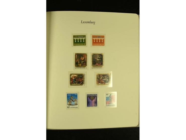 1852/1991, postfrische, ungebrauchte und gestempelte Sammlung mit u.a. Mi.-Nr. 121KLB, 266-80, 478-83, 555-57, Dienst etc.