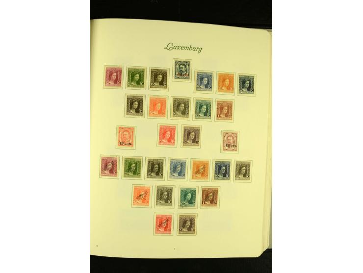 1852/1991, postfrische, ungebrauchte und gestempelte Sammlung mit u.a. Mi.-Nr. 121KLB, 266-80, 478-83, 555-57, Dienst etc.