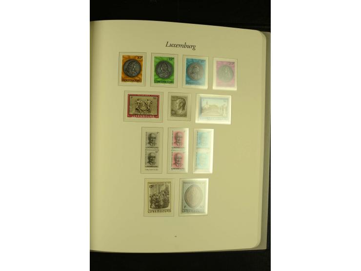 1852/1991, postfrische, ungebrauchte und gestempelte Sammlung mit u.a. Mi.-Nr. 121KLB, 266-80, 478-83, 555-57, Dienst etc.