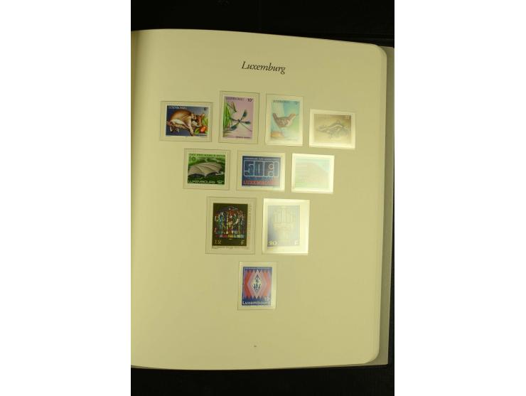 1852/1991, postfrische, ungebrauchte und gestempelte Sammlung mit u.a. Mi.-Nr. 121KLB, 266-80, 478-83, 555-57, Dienst etc.