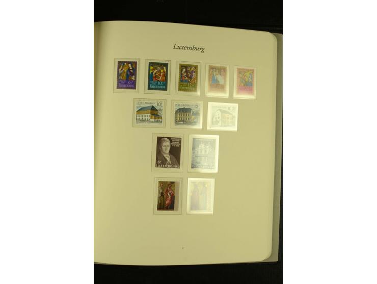 1852/1991, postfrische, ungebrauchte und gestempelte Sammlung mit u.a. Mi.-Nr. 121KLB, 266-80, 478-83, 555-57, Dienst etc.