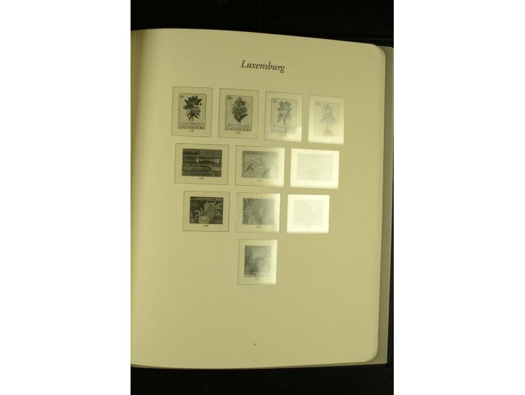 1852/1991, postfrische, ungebrauchte und gestempelte Sammlung mit u.a. Mi.-Nr. 121KLB, 266-80, 478-83, 555-57, Dienst etc.