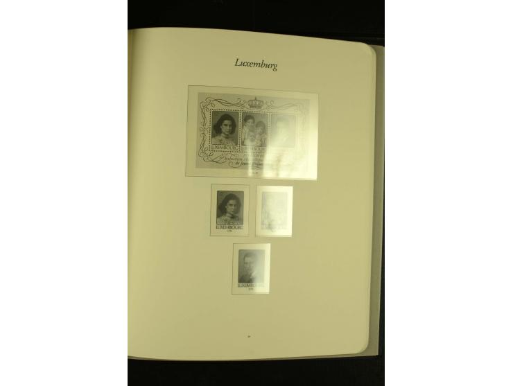1852/1991, postfrische, ungebrauchte und gestempelte Sammlung mit u.a. Mi.-Nr. 121KLB, 266-80, 478-83, 555-57, Dienst etc.