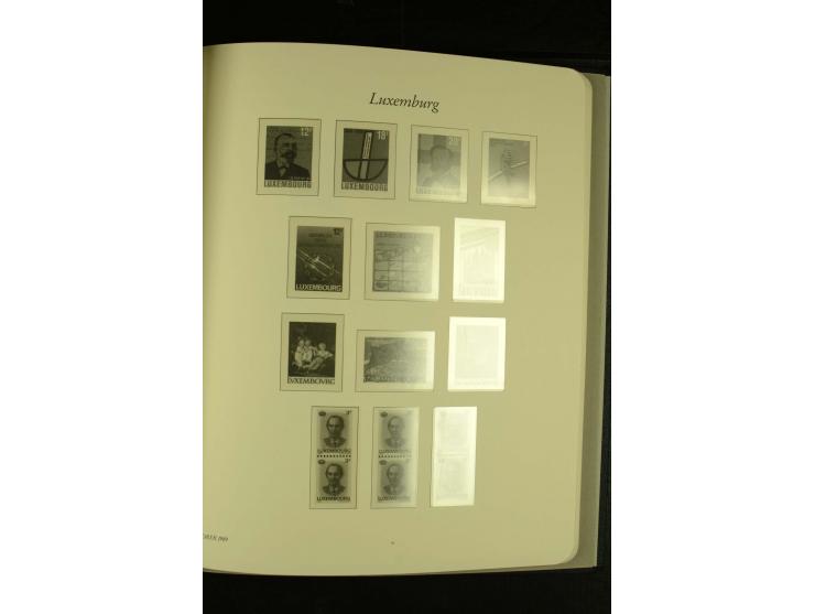 1852/1991, postfrische, ungebrauchte und gestempelte Sammlung mit u.a. Mi.-Nr. 121KLB, 266-80, 478-83, 555-57, Dienst etc.