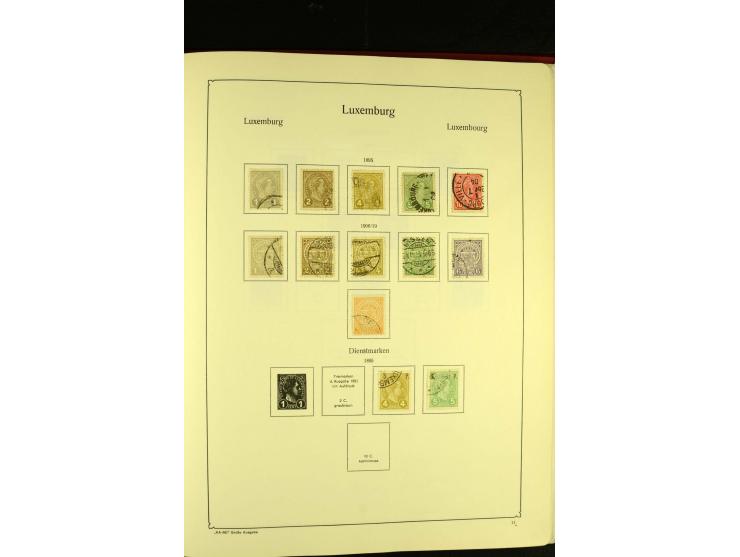 1852/1913, gestempelte Sammlung, ab ca. 1960 in weiten Teilen kpl.