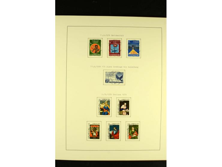 1852/1913, gestempelte Sammlung, ab ca. 1960 in weiten Teilen kpl.
