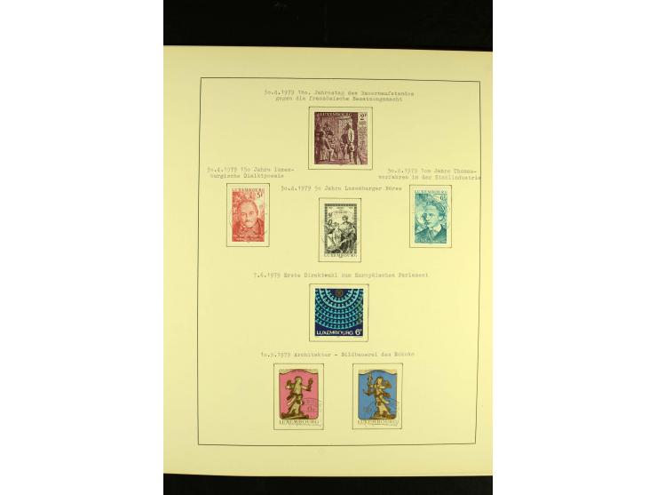 1852/1913, gestempelte Sammlung, ab ca. 1960 in weiten Teilen kpl.