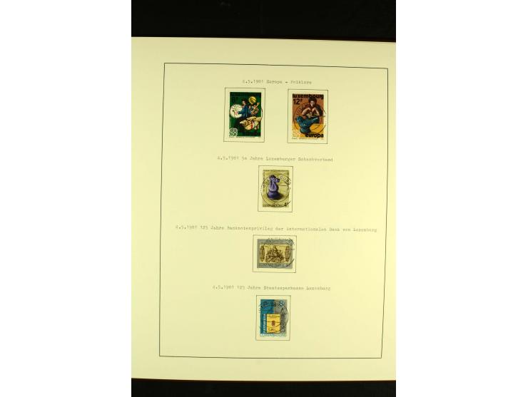 1852/1913, gestempelte Sammlung, ab ca. 1960 in weiten Teilen kpl.
