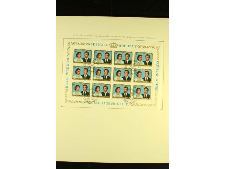 1852/1913, gestempelte Sammlung, ab ca. 1960 in weiten Teilen kpl.