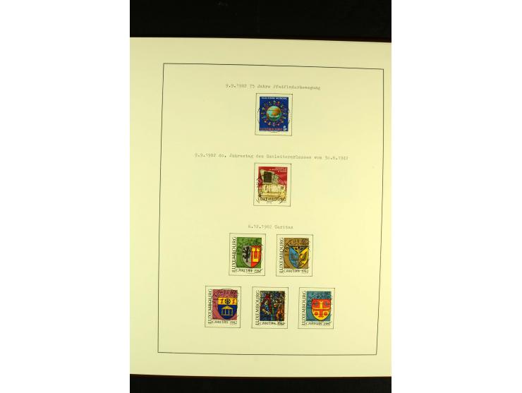 1852/1913, gestempelte Sammlung, ab ca. 1960 in weiten Teilen kpl.