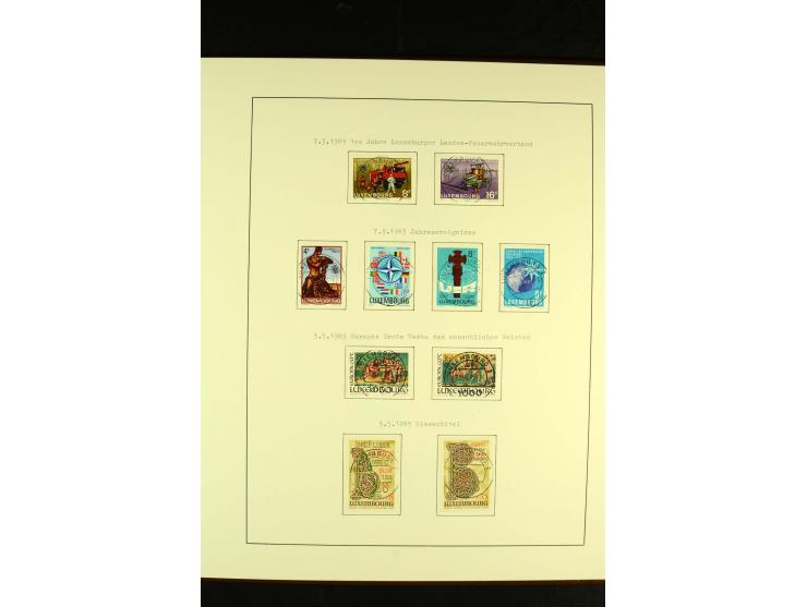 1852/1913, gestempelte Sammlung, ab ca. 1960 in weiten Teilen kpl.
