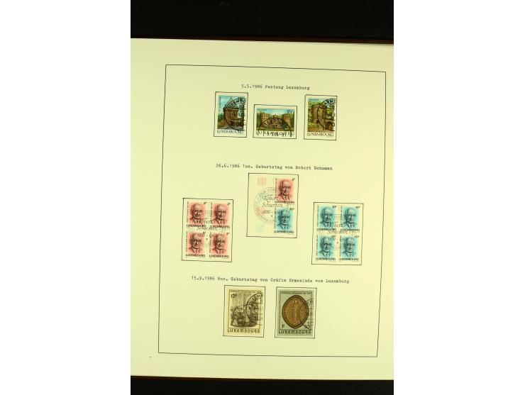 1852/1913, gestempelte Sammlung, ab ca. 1960 in weiten Teilen kpl.
