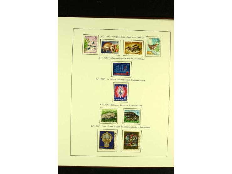 1852/1913, gestempelte Sammlung, ab ca. 1960 in weiten Teilen kpl.
