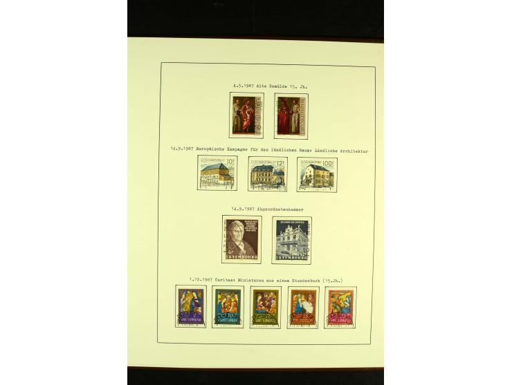 1852/1913, gestempelte Sammlung, ab ca. 1960 in weiten Teilen kpl.