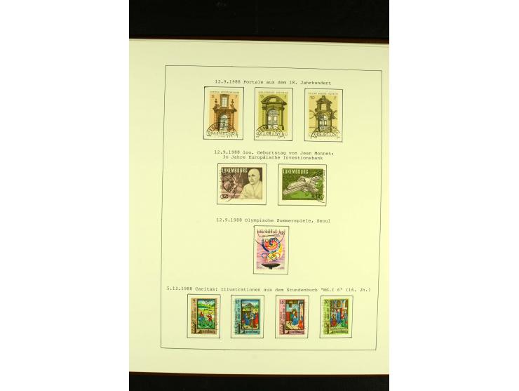 1852/1913, gestempelte Sammlung, ab ca. 1960 in weiten Teilen kpl.