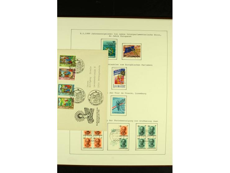 1852/1913, gestempelte Sammlung, ab ca. 1960 in weiten Teilen kpl.