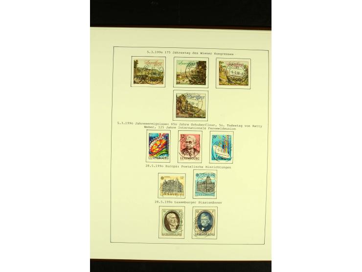 1852/1913, gestempelte Sammlung, ab ca. 1960 in weiten Teilen kpl.