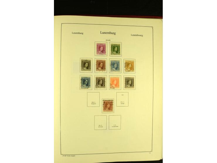 1852/1913, gestempelte Sammlung, ab ca. 1960 in weiten Teilen kpl.