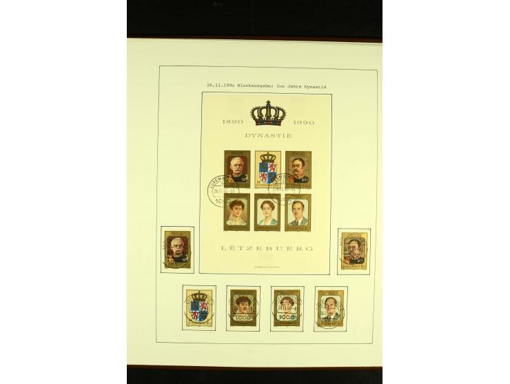 1852/1913, gestempelte Sammlung, ab ca. 1960 in weiten Teilen kpl.