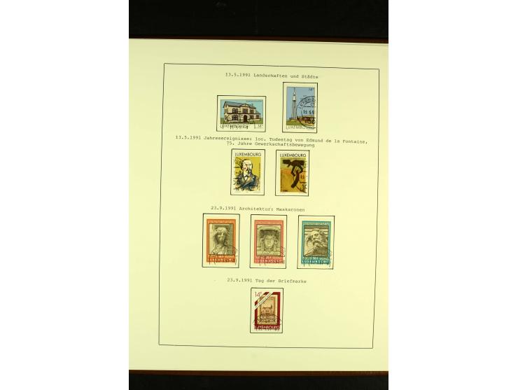 1852/1913, gestempelte Sammlung, ab ca. 1960 in weiten Teilen kpl.