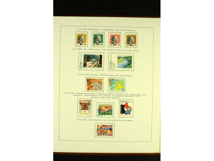1852/1913, gestempelte Sammlung, ab ca. 1960 in weiten Teilen kpl.