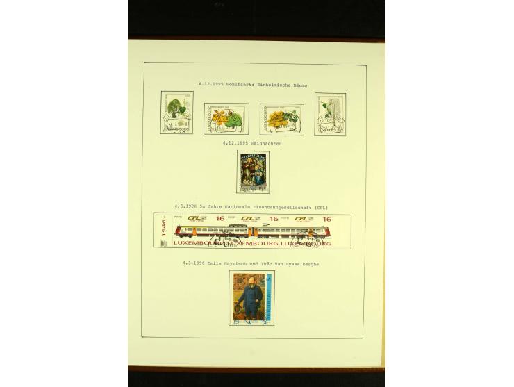 1852/1913, gestempelte Sammlung, ab ca. 1960 in weiten Teilen kpl.