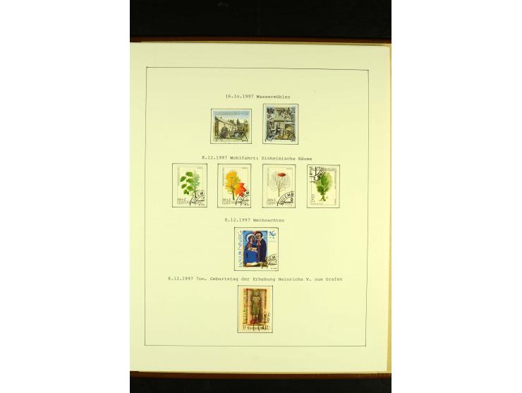 1852/1913, gestempelte Sammlung, ab ca. 1960 in weiten Teilen kpl.