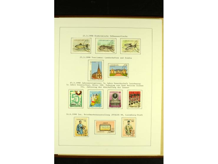 1852/1913, gestempelte Sammlung, ab ca. 1960 in weiten Teilen kpl.
