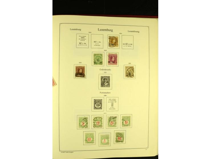 1852/1913, gestempelte Sammlung, ab ca. 1960 in weiten Teilen kpl.