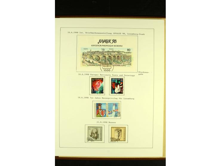 1852/1913, gestempelte Sammlung, ab ca. 1960 in weiten Teilen kpl.