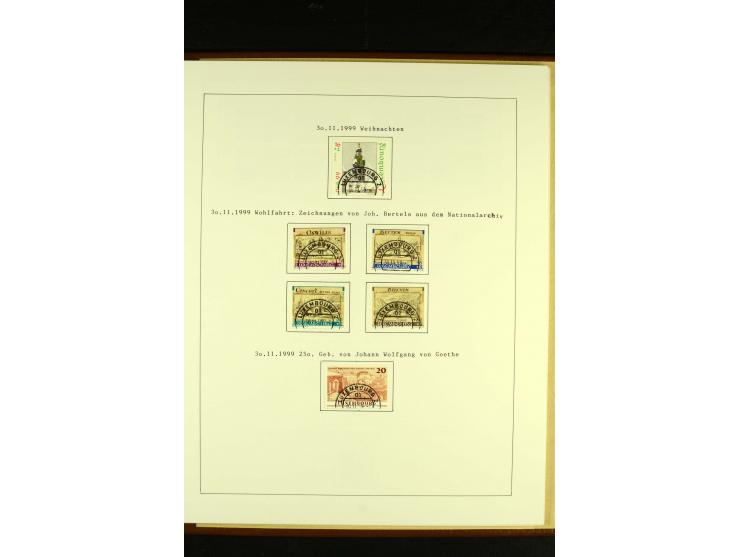 1852/1913, gestempelte Sammlung, ab ca. 1960 in weiten Teilen kpl.