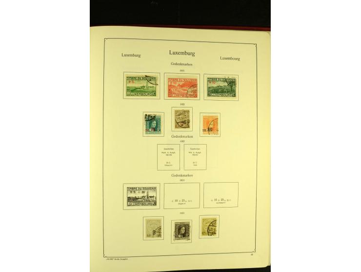 1852/1913, gestempelte Sammlung, ab ca. 1960 in weiten Teilen kpl.