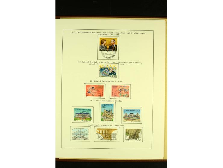 1852/1913, gestempelte Sammlung, ab ca. 1960 in weiten Teilen kpl.