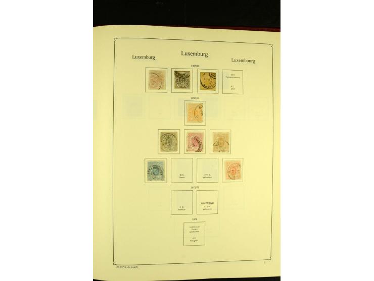 1852/1913, gestempelte Sammlung, ab ca. 1960 in weiten Teilen kpl.