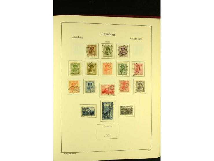 1852/1913, gestempelte Sammlung, ab ca. 1960 in weiten Teilen kpl.