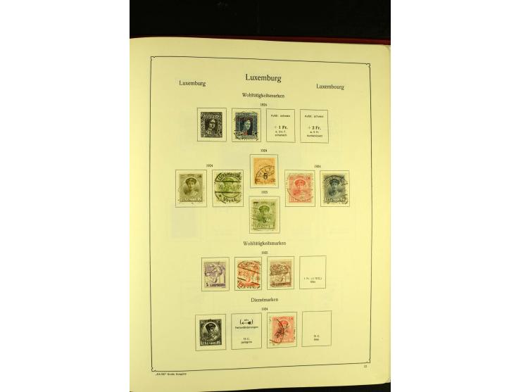 1852/1913, gestempelte Sammlung, ab ca. 1960 in weiten Teilen kpl.