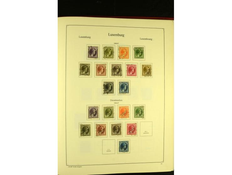 1852/1913, gestempelte Sammlung, ab ca. 1960 in weiten Teilen kpl.