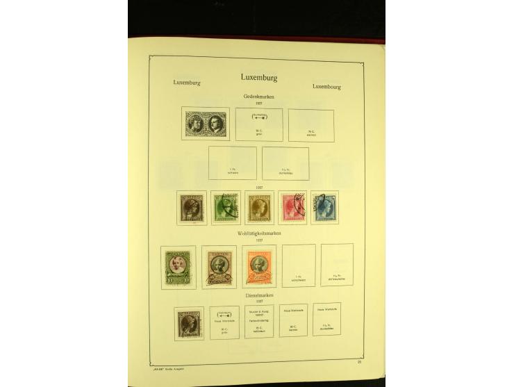 1852/1913, gestempelte Sammlung, ab ca. 1960 in weiten Teilen kpl.
