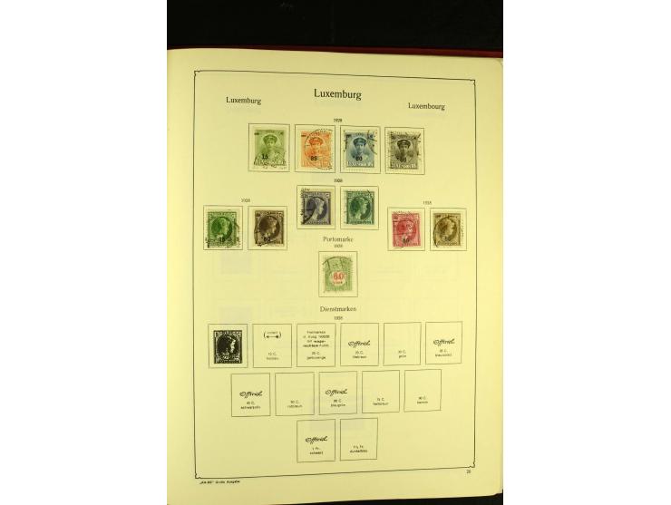 1852/1913, gestempelte Sammlung, ab ca. 1960 in weiten Teilen kpl.