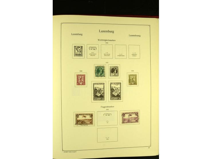 1852/1913, gestempelte Sammlung, ab ca. 1960 in weiten Teilen kpl.