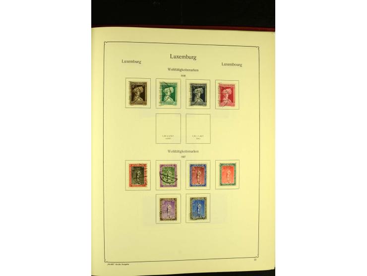 1852/1913, gestempelte Sammlung, ab ca. 1960 in weiten Teilen kpl.