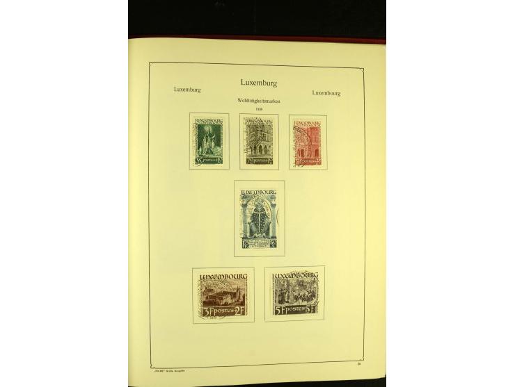 1852/1913, gestempelte Sammlung, ab ca. 1960 in weiten Teilen kpl.