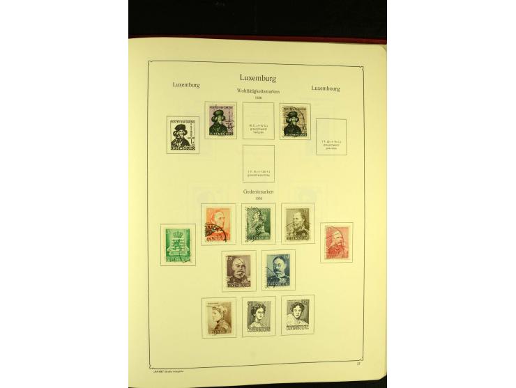 1852/1913, gestempelte Sammlung, ab ca. 1960 in weiten Teilen kpl.