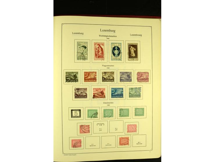 1852/1913, gestempelte Sammlung, ab ca. 1960 in weiten Teilen kpl.