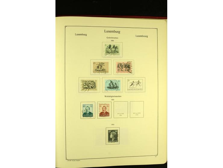 1852/1913, gestempelte Sammlung, ab ca. 1960 in weiten Teilen kpl.