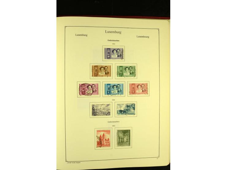 1852/1913, gestempelte Sammlung, ab ca. 1960 in weiten Teilen kpl.