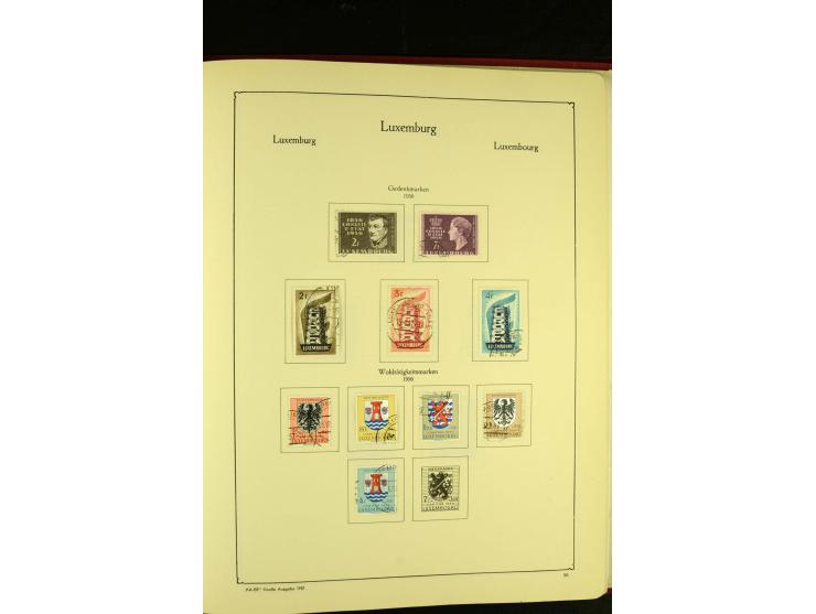 1852/1913, gestempelte Sammlung, ab ca. 1960 in weiten Teilen kpl.