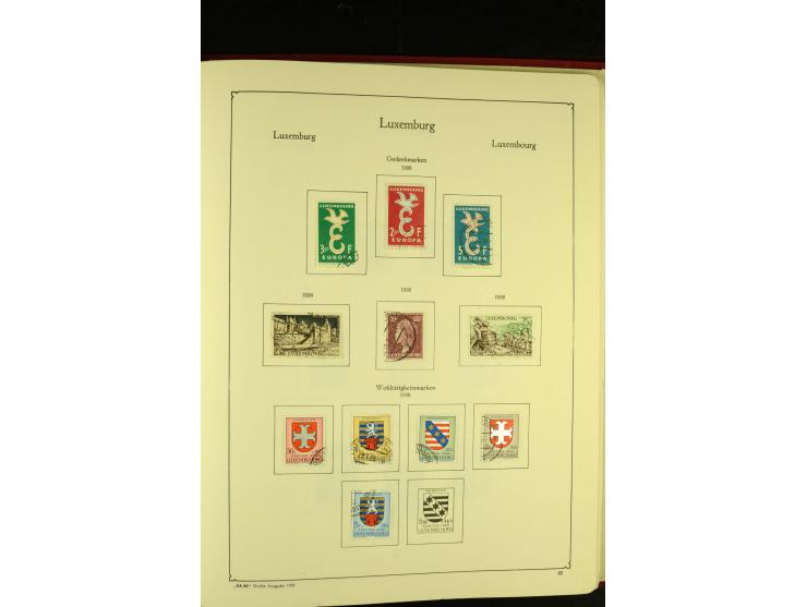 1852/1913, gestempelte Sammlung, ab ca. 1960 in weiten Teilen kpl.